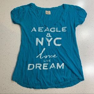 American Eagle NYC live love dream vintage tee